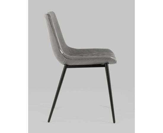 Стул Деймон экокожа серый, изображение 4 | Интернет магазин мебели и декора LifeDekor