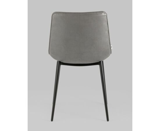 Стул Деймон экокожа серый, изображение 5 | Интернет магазин мебели и декора LifeDekor