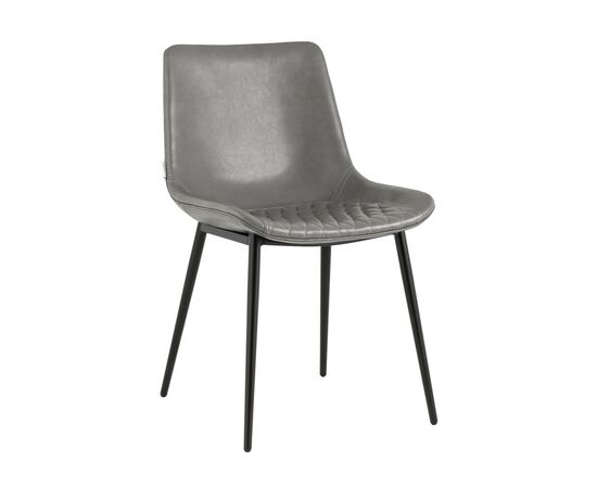 Стул Деймон экокожа серый | Интернет магазин мебели и декора LifeDekor