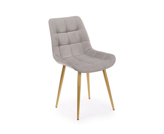 Стул на металлокаркасе Челси 360 К латте (zd 290) / золотой np, изображение 7 | Интернет магазин мебели и декора LifeDekor