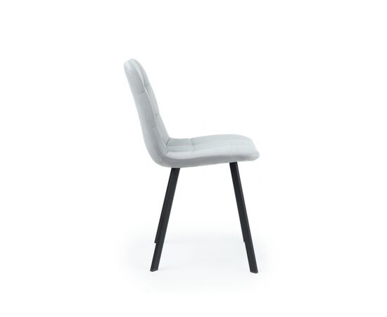 Стул на металлокаркасе Чилли светло-серый / черный, изображение 4 | Интернет магазин мебели и декора LifeDekor