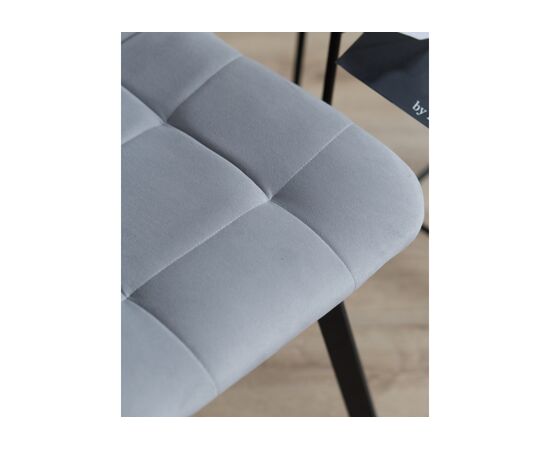 Стул на металлокаркасе Чилли светло-серый / черный, изображение 9 | Интернет магазин мебели и декора LifeDekor