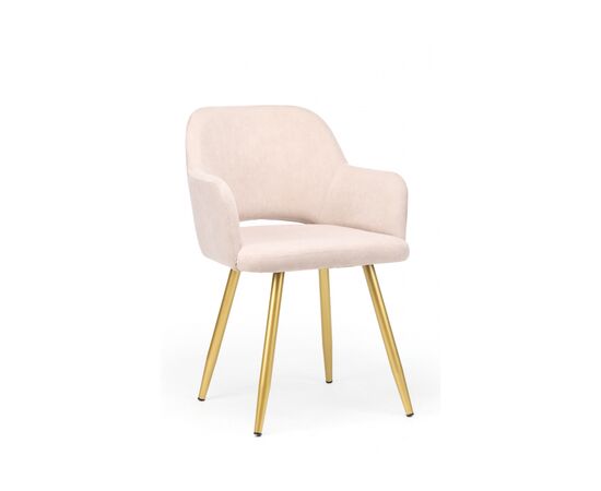 Стул на металлокаркасе Эолин латте (glory 10) / золотой | Интернет магазин мебели и декора LifeDekor