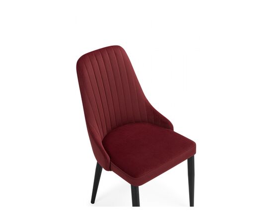 Стул на металлокаркасе Kora wine red / black, изображение 5 | Интернет магазин мебели и декора LifeDekor