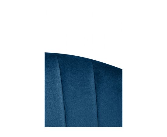 Стул на металлокаркасе Лео синий (H-58) / черный, изображение 8 | Интернет магазин мебели и декора LifeDekor