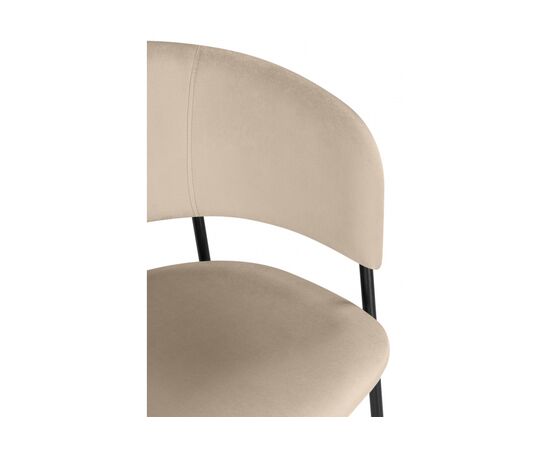 Стул на металлокаркасе Осло темно-бежевый (H-07) / черный, изображение 7 | Интернет магазин мебели и декора LifeDekor