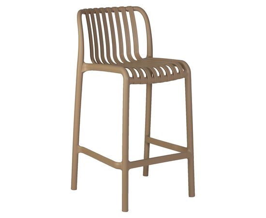 Набор 4 шт Стул полубарный DOBRIN CHLOE, бежевый, Вариант: бежевый, изображение 2 | Интернет магазин мебели и декора LifeDekor