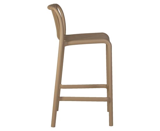Набор 4 шт Стул полубарный DOBRIN CHLOE, бежевый, Вариант: бежевый, изображение 4 | Интернет магазин мебели и декора LifeDekor