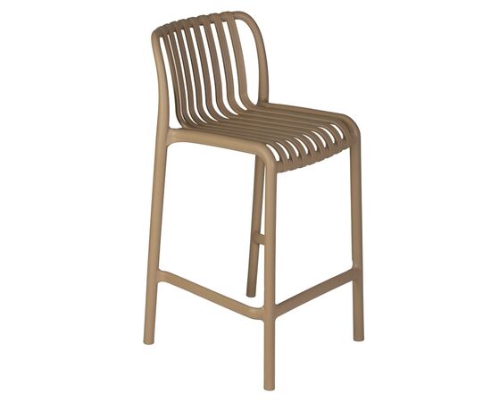 Набор 4 шт Стул полубарный DOBRIN CHLOE, бежевый, Вариант: бежевый, изображение 8 | Интернет магазин мебели и декора LifeDekor