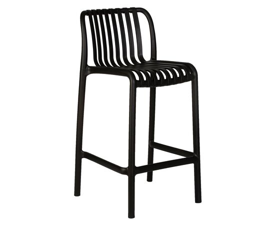 Набор 4 шт Стул полубарный DOBRIN CHLOE, черный, Вариант: чёрный, изображение 2 | Интернет магазин мебели и декора LifeDekor