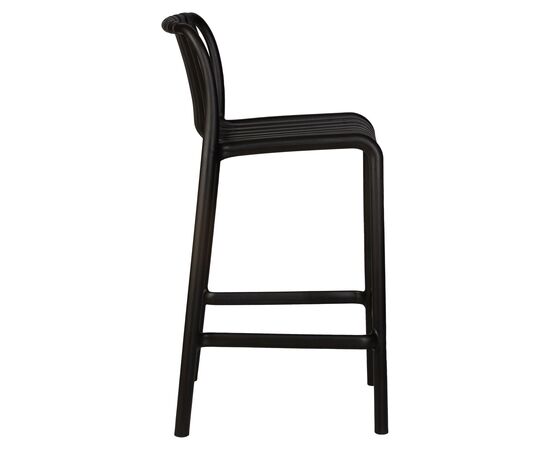 Набор 4 шт Стул полубарный DOBRIN CHLOE, черный, Вариант: чёрный, изображение 4 | Интернет магазин мебели и декора LifeDekor