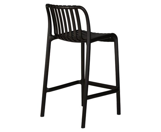 Набор 4 шт Стул полубарный DOBRIN CHLOE, черный, Вариант: чёрный, изображение 5 | Интернет магазин мебели и декора LifeDekor