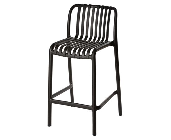 Набор 4 шт Стул полубарный DOBRIN CHLOE, черный, Вариант: чёрный, изображение 8 | Интернет магазин мебели и декора LifeDekor