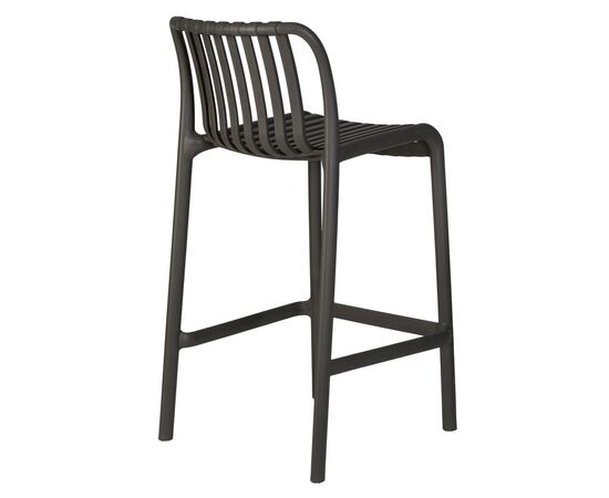 Набор 4 шт Стул полубарный DOBRIN CHLOE, темно-серый, Вариант: темно-серый, изображение 5 | Интернет магазин мебели и декора LifeDekor