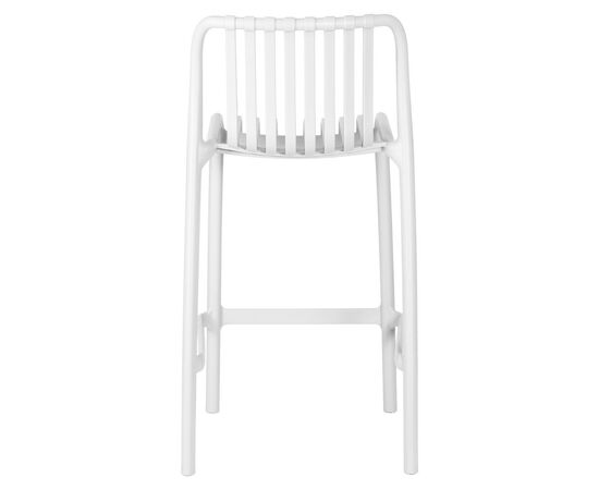 Набор 4 шт Стул полубарный DOBRIN CHLOE, белый, Вариант: белый, изображение 6 | Интернет магазин мебели и декора LifeDekor