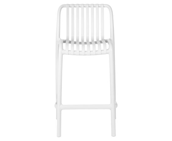 Набор 4 шт Стул полубарный DOBRIN CHLOE, белый, Вариант: белый, изображение 7 | Интернет магазин мебели и декора LifeDekor
