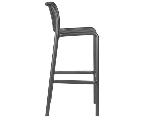 Набор 4 шт Стул барный DOBRIN CHLOE BAR, черный, Вариант: чёрный, изображение 4 | Интернет магазин мебели и декора LifeDekor