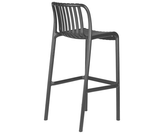 Набор 4 шт Стул барный DOBRIN CHLOE BAR, черный, Вариант: чёрный, изображение 5 | Интернет магазин мебели и декора LifeDekor