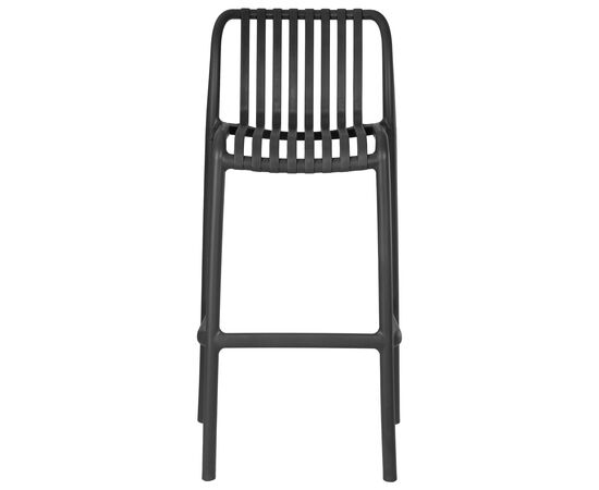 Набор 4 шт Стул барный DOBRIN CHLOE BAR, темно-серый, Вариант: темно-серый, изображение 7 | Интернет магазин мебели и декора LifeDekor