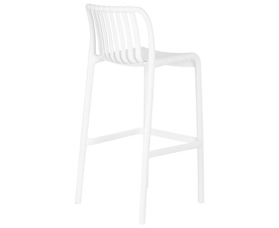 Набор 4 шт Стул барный DOBRIN CHLOE BAR, белый, Вариант: белый, изображение 5 | Интернет магазин мебели и декора LifeDekor