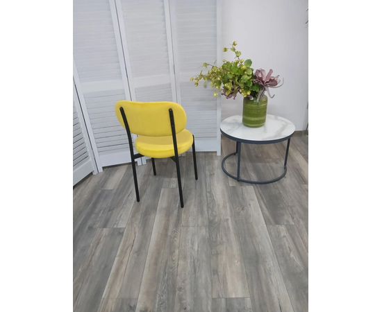 Стул ПАКО H-19 Желтый, велюр / черный каркас М-City, изображение 4 | Интернет магазин мебели и декора LifeDekor