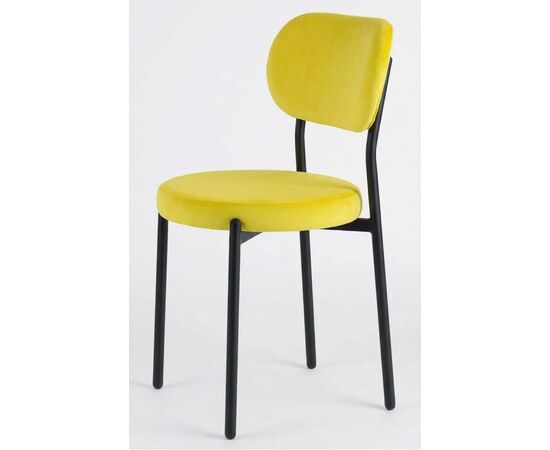 Стул ПАКО H-19 Желтый, велюр / черный каркас М-City | Интернет магазин мебели и декора LifeDekor