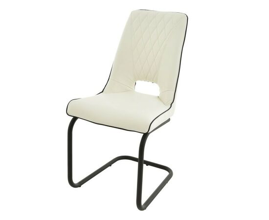 Стул «Эльзас» Батлер 08/Нитро блэк, каркас хром, изображение 2 | Интернет магазин мебели и декора LifeDekor