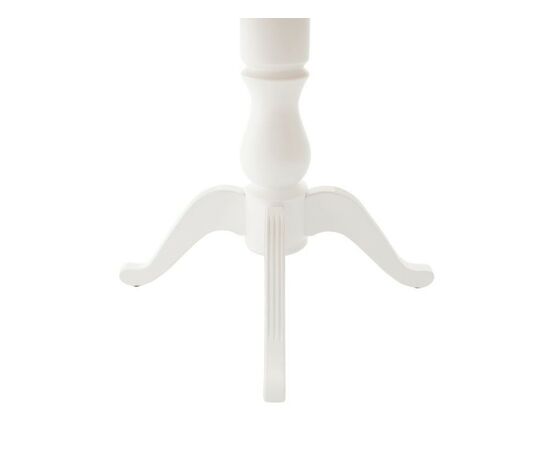 Обеденная группа (Стол Фабрицио-1 D100 и 4 стула Бурбон), эмаль белая, изображение 8 | Интернет магазин мебели и декора LifeDekor