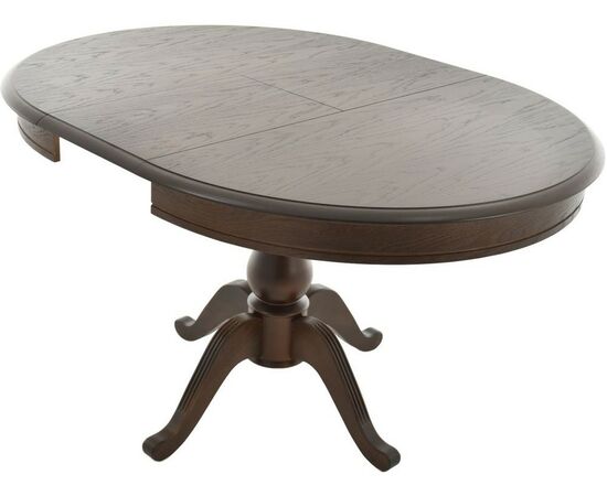 Обеденная группа (Стол Фабрицио-1 D100 и 4 стула Бурбон), орех темный, изображение 5 | Интернет магазин мебели и декора LifeDekor