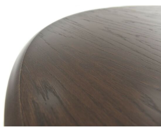 Обеденная группа (Стол Фабрицио-1 D100 и 4 стула Бурбон), орех темный, изображение 8 | Интернет магазин мебели и декора LifeDekor