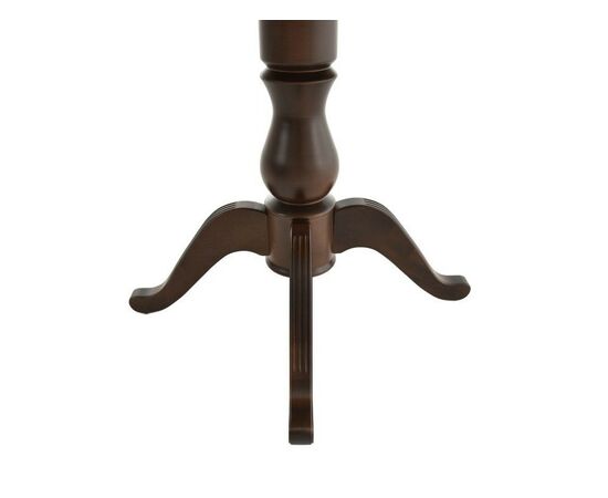 Обеденная группа (Стол Фабрицио-1 D100 и 4 стула Бурбон), орех темный, изображение 9 | Интернет магазин мебели и декора LifeDekor