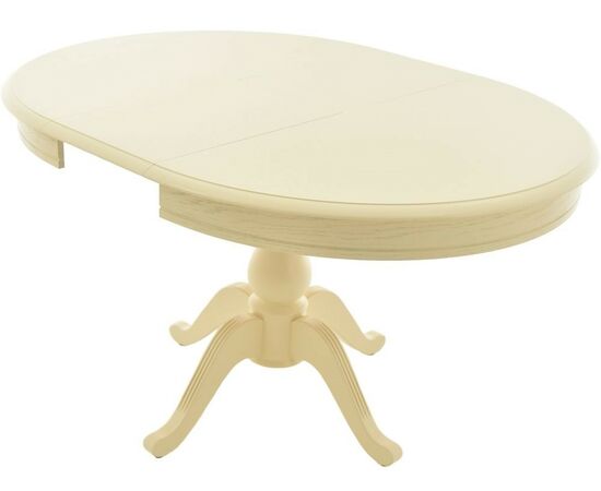 Обеденная группа (Стол Фабрицио-1 D100 и 4 стула Бурбон), слоновая кость, изображение 4 | Интернет магазин мебели и декора LifeDekor