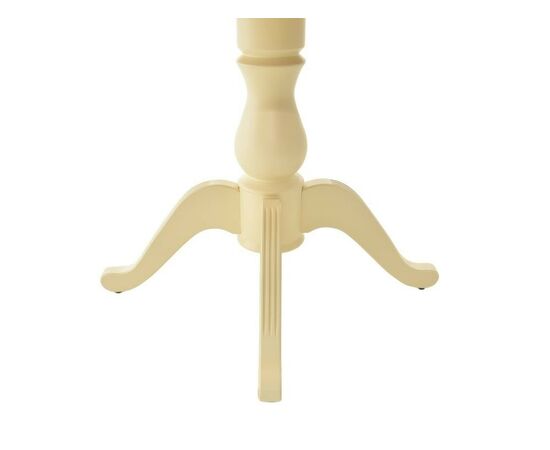 Обеденная группа (Стол Фабрицио-1 D100 и 4 стула Бурбон), слоновая кость, изображение 5 | Интернет магазин мебели и декора LifeDekor