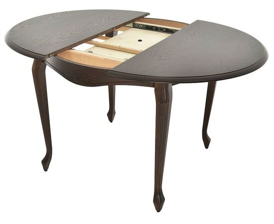 Стол «Кабриоль» круг (D 105), орех темный, изображение 3 | Интернет магазин мебели и декора LifeDekor