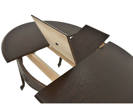 Стол «Кабриоль» круг (D 105), орех темный, изображение 5 | Интернет магазин мебели и декора LifeDekor