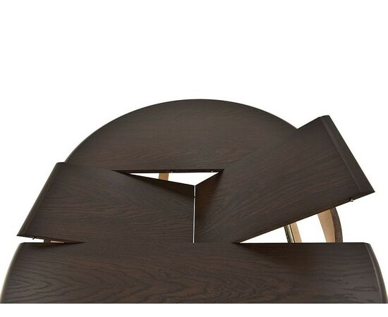Стол «Кабриоль» круг (D 105), орех темный, изображение 6 | Интернет магазин мебели и декора LifeDekor