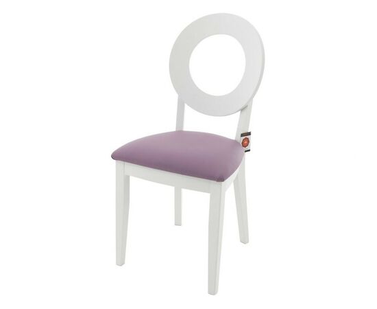 Обеденная группа (Стол Ривьера круг и 4 стула Коломбо-2), белый, изображение 10 | Интернет магазин мебели и декора LifeDekor