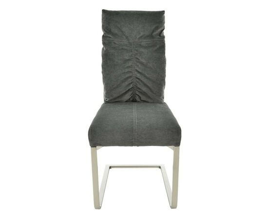 Стул «Лофт-2». ткань: Berlin 101, каркас: хром, изображение 3 | Интернет магазин мебели и декора LifeDekor