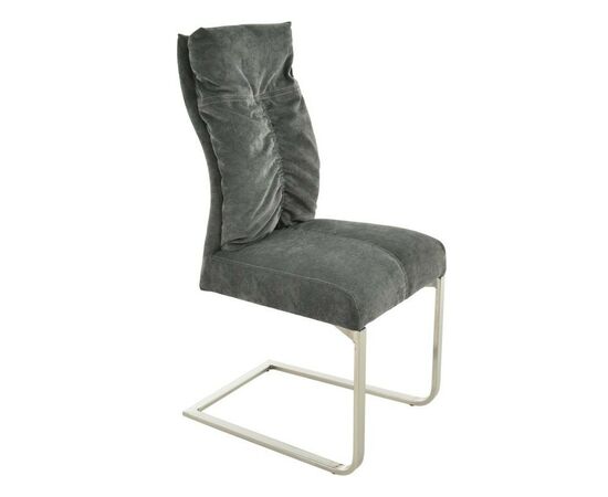 Стул «Лофт-2». ткань: Berlin 101, каркас: хром, изображение 5 | Интернет магазин мебели и декора LifeDekor