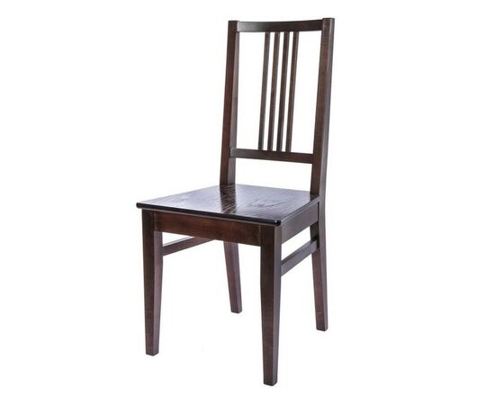 Стул «Никас» жесткий, орех темный, изображение 2 | Интернет магазин мебели и декора LifeDekor