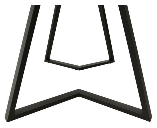 Обеденная группа (Стол Римини и 4 стула Эльзас), стекло белый, изображение 8 | Интернет магазин мебели и декора LifeDekor