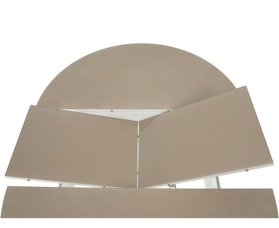 Обеденная группа (Стол Ривьера круг и 4 стула Коломбо-2), молочный, изображение 6 | Интернет магазин мебели и декора LifeDekor