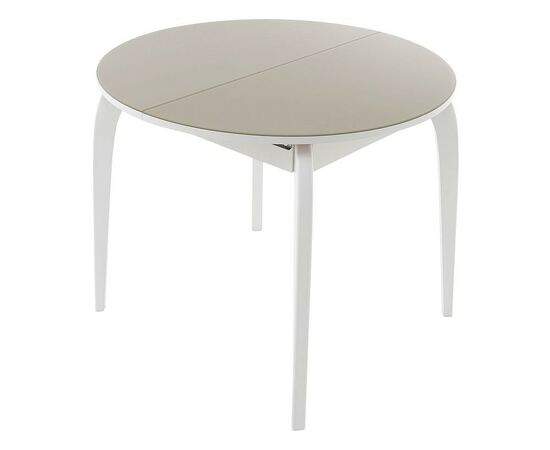 Обеденная группа (Стол Ривьера круг и 4 стула Коломбо-2), молочный, изображение 3 | Интернет магазин мебели и декора LifeDekor