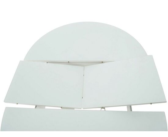 Обеденная группа (Стол Ривьера круг и 4 стула Коломбо-2), белый, изображение 6 | Интернет магазин мебели и декора LifeDekor