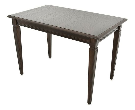 Обеденная группа (Стол Сиена и 4 стула Помпей ромб), орех темный, изображение 3 | Интернет магазин мебели и декора LifeDekor