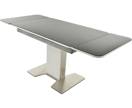 Обеденная группа (Стол Тайбэй и 4 стула Риоха), стекло черный, изображение 5 | Интернет магазин мебели и декора LifeDekor