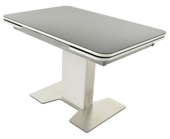 Обеденная группа (Стол Тайбэй и 4 стула Риоха), стекло черный, изображение 3 | Интернет магазин мебели и декора LifeDekor