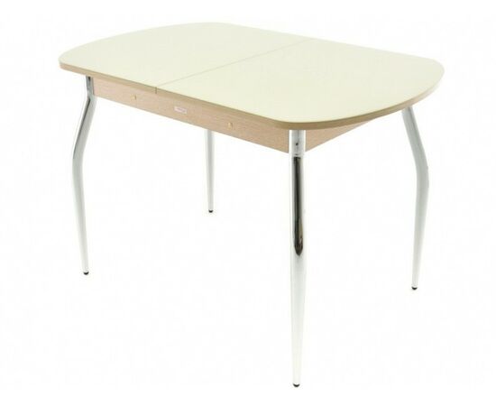 Стол «Ривьера» стекло СВ, молочный | Интернет магазин мебели и декора LifeDekor