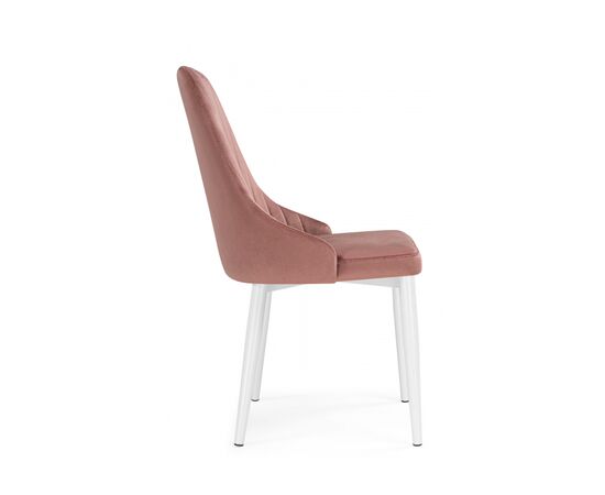 Стул на металлокаркасе Kora dark pink / white, изображение 2 | Интернет магазин мебели и декора LifeDekor