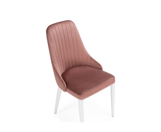 Стул на металлокаркасе Kora dark pink / white, изображение 5 | Интернет магазин мебели и декора LifeDekor